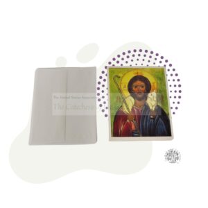 A picture of the Good Shepherd ICON on a white background.