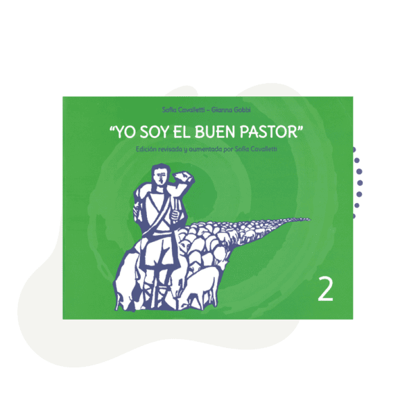 a picture from "Yo soy el Buen Pastor" Álbum 1 of a man riding on the back of a horse.