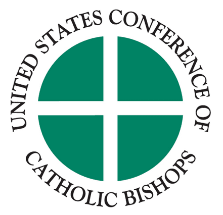 United States Conference of Catholic Bishops Logo, a green circle split into quadrants by a white cross