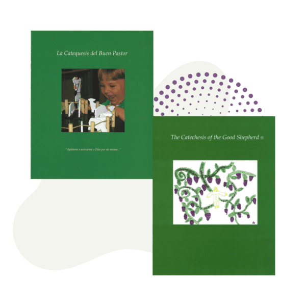 A Green Booklet with a picture of a child.