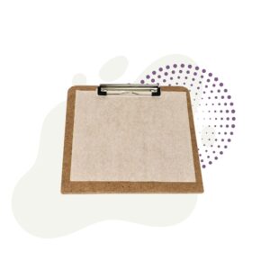 A Tracing Board with a clip on it.