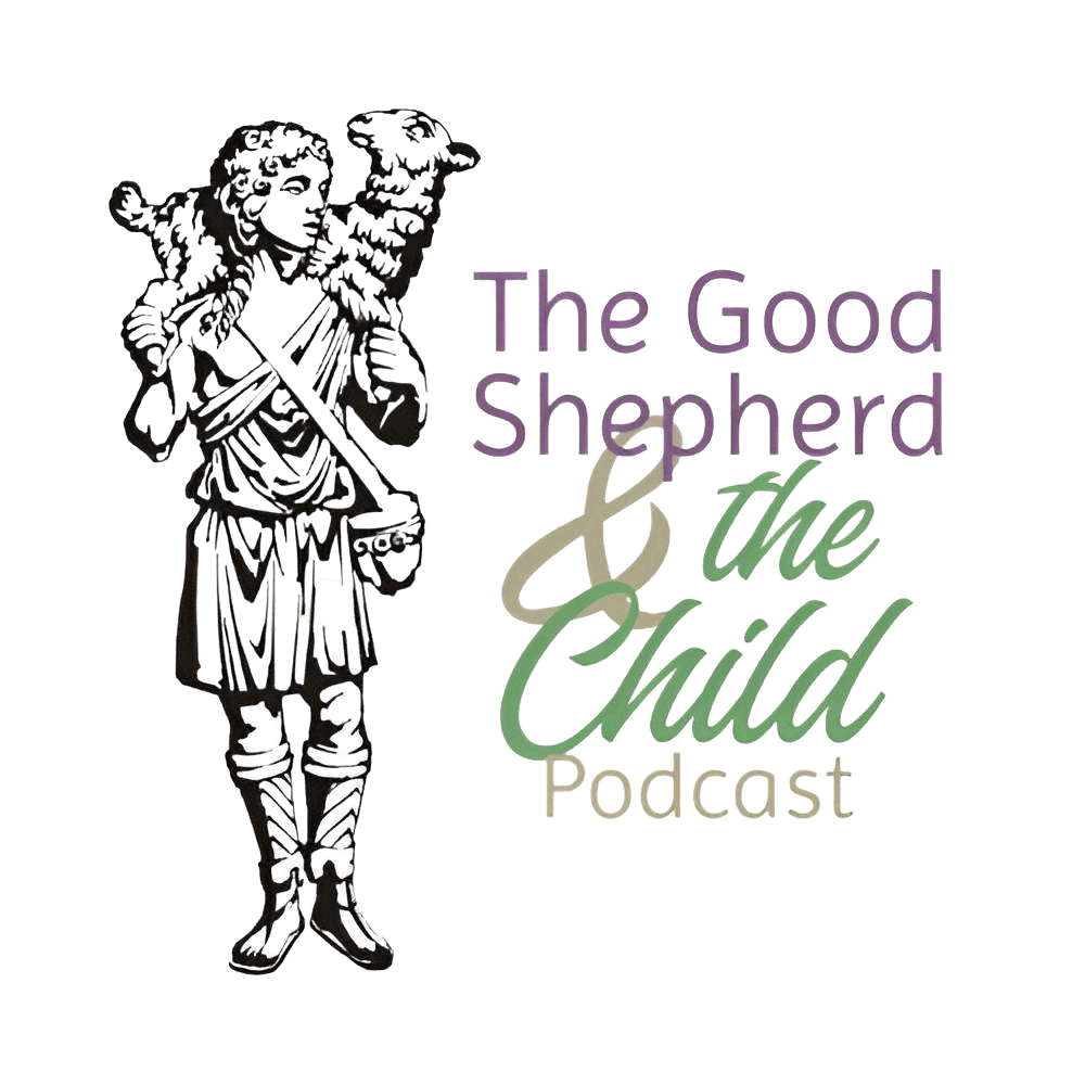 the good shepherd and the child podcast logo.