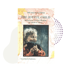 The book cover for the joyous child.